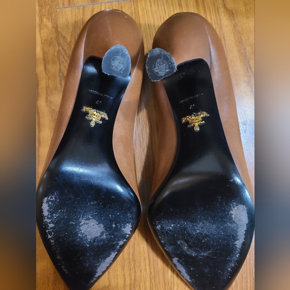 Prada Milano Leather Heels Size 10 - Picture 9 of 10